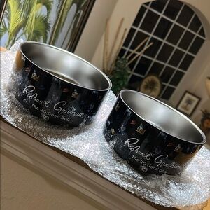 Robert Graham Dog Bowl Set